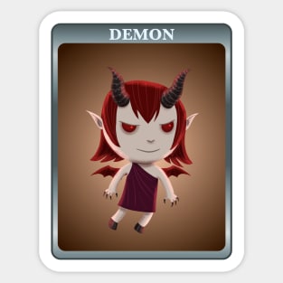 Demon Token Sticker